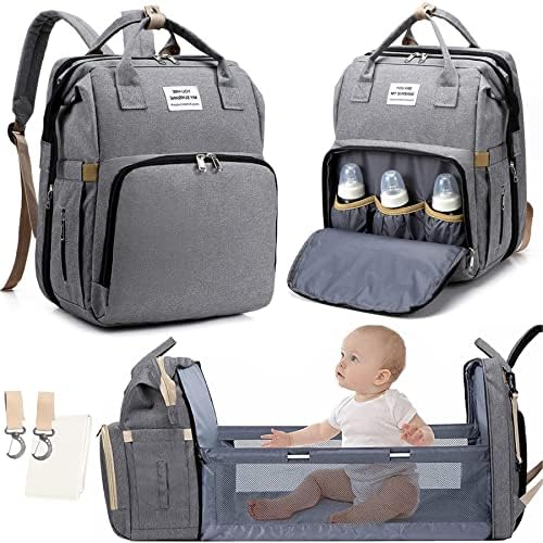 Morral Pañalera Bebé Plegable Con Cuna