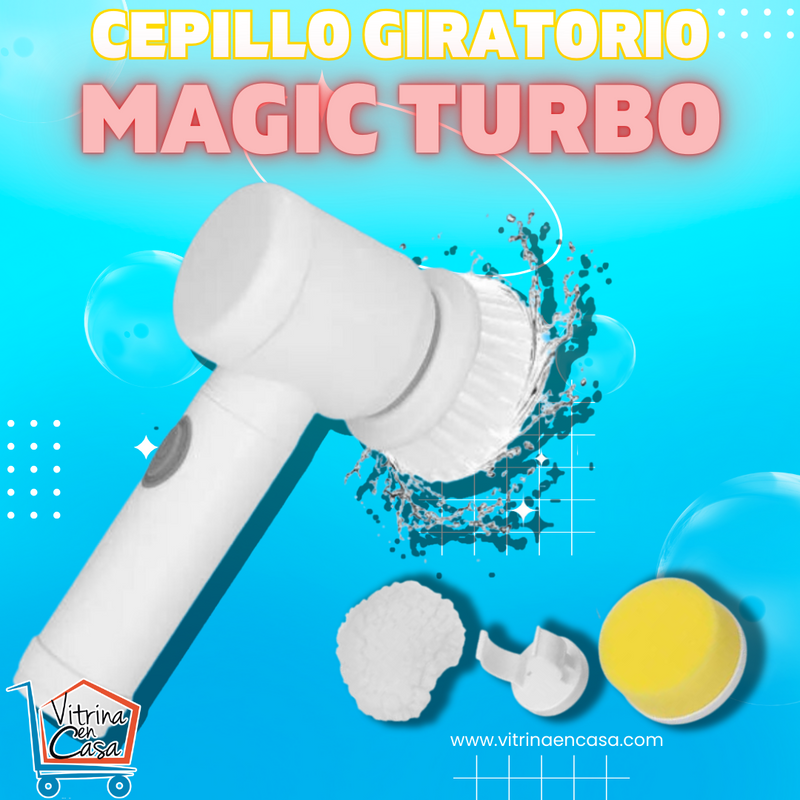 Cepillo Limpieza Electrico 5 en 1 Magic Turbo®