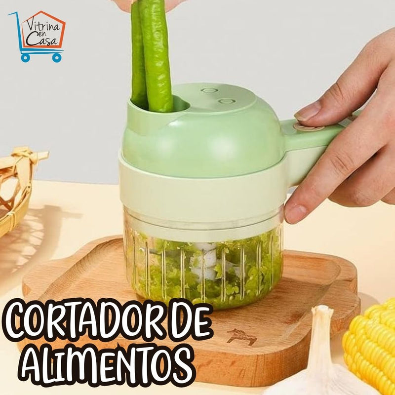 CORTADOR DE ALIMENTOS ELÉCTRICO PORTÁTIL