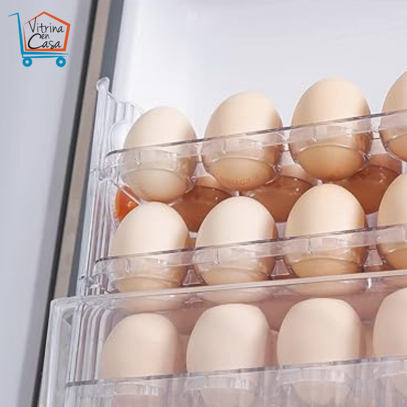 ORGANIZADOR DE HUEVOS PARA NEVERA🥚✨