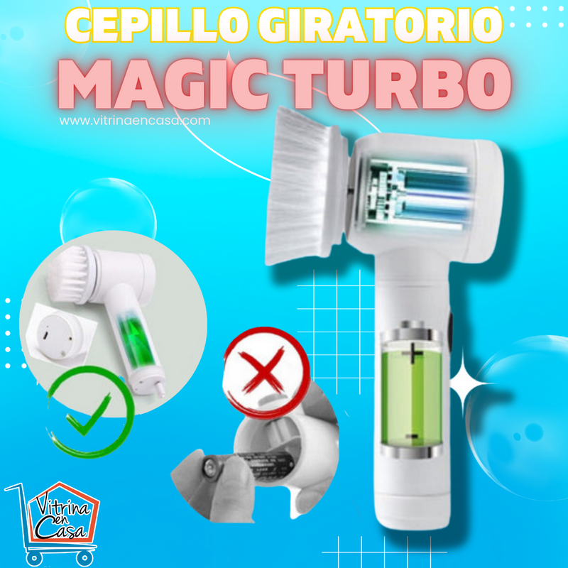 Cepillo Limpieza Electrico 5 en 1 Magic Turbo®