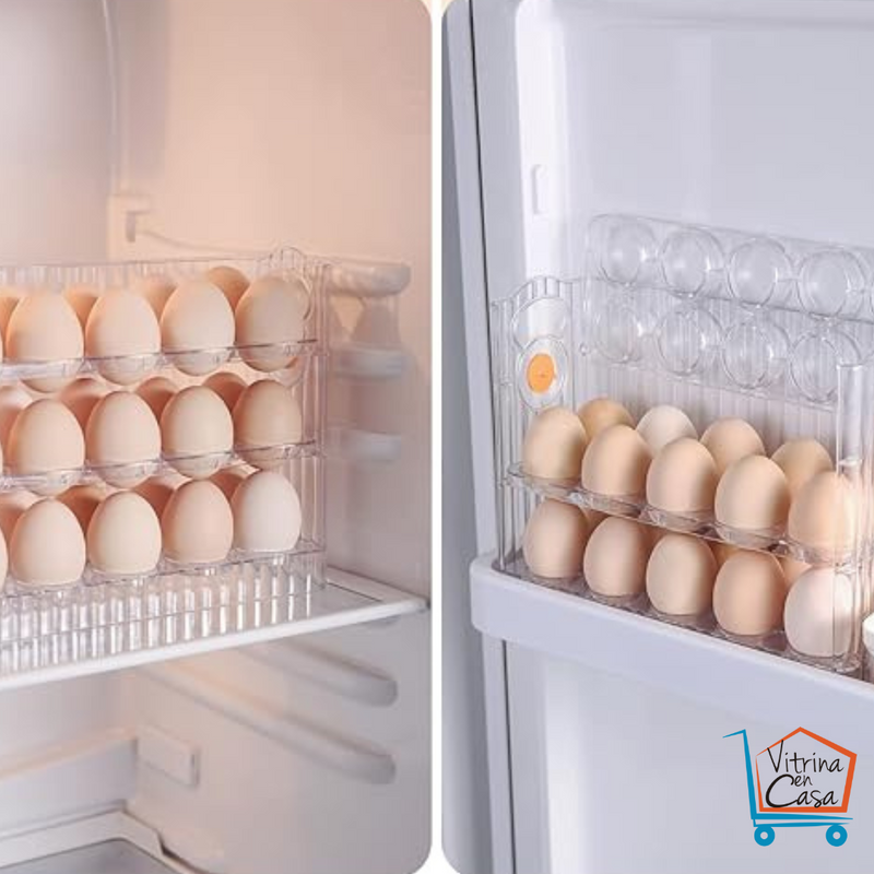 ORGANIZADOR DE HUEVOS PARA NEVERA🥚✨