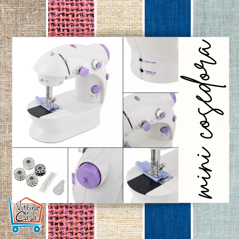 MAQUINA DE COSER PORTATIL MINI SEWING MACHINE ELECTRICA