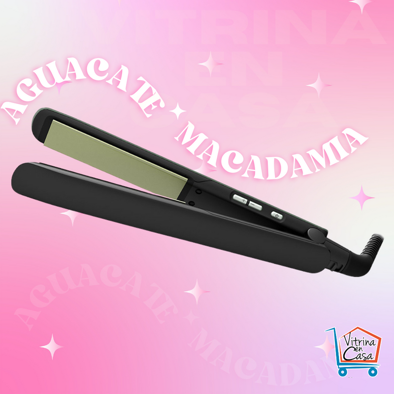 PLANCHA REMINGTON PROFESIONAL CON AGUACATE Y MACADAMIA VERDE - ORIGINAL