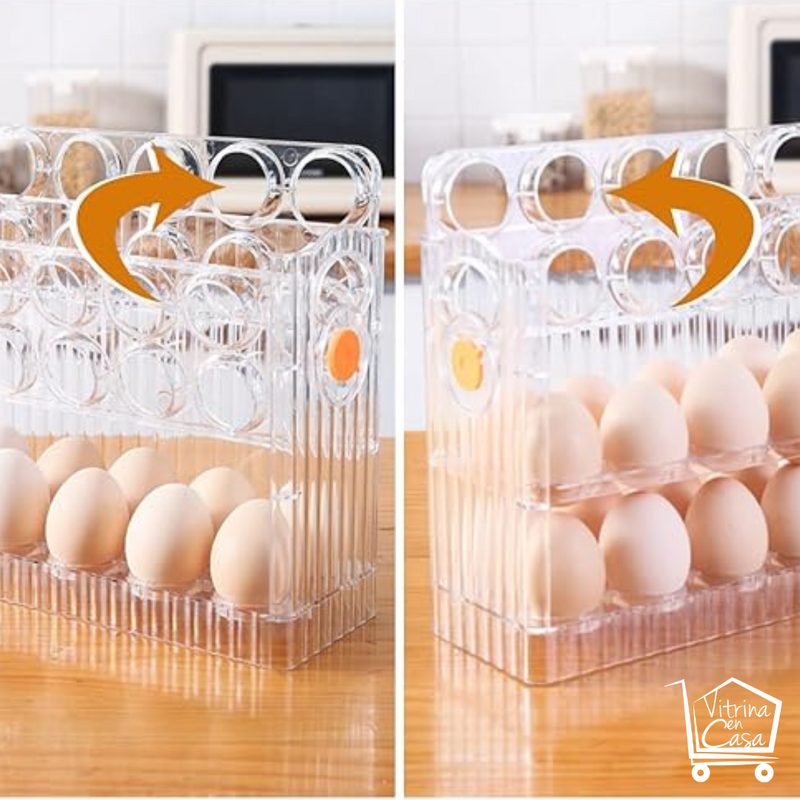 ORGANIZADOR DE HUEVOS PARA NEVERA🥚✨