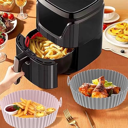 CANASTAS X6 DE SILICONA PARA AIR FRYER