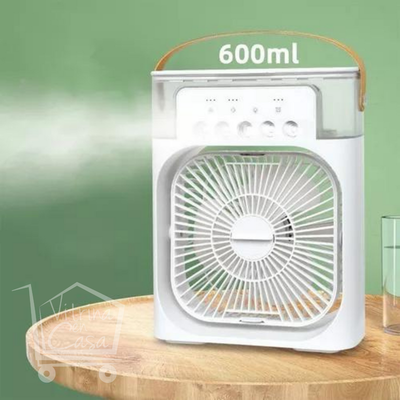 MINI AIRE ACONDICIONADO 3 EN 1 PORTATIL + VENTILADOR + HUMIDIFICADOR ®