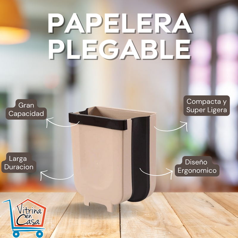 PAPELERA PLEGABLE + ENVÍO GRATIS⭐