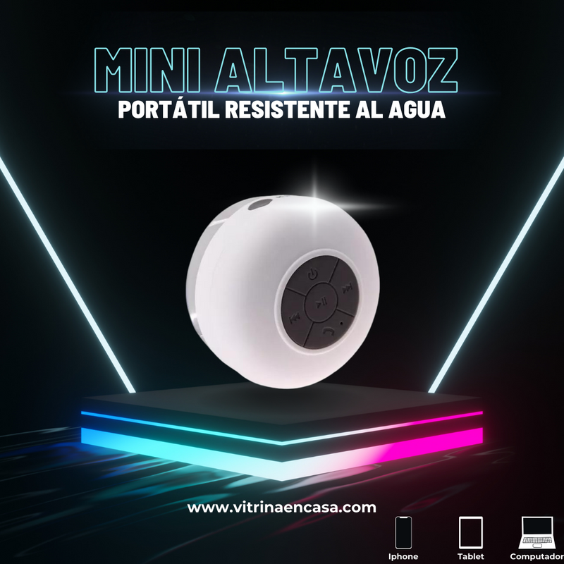 MINI ALTAVOZ PORTÁTIL RESISTENTE AL AGUA MAGIC SOUND + ENVÍO GRATIS