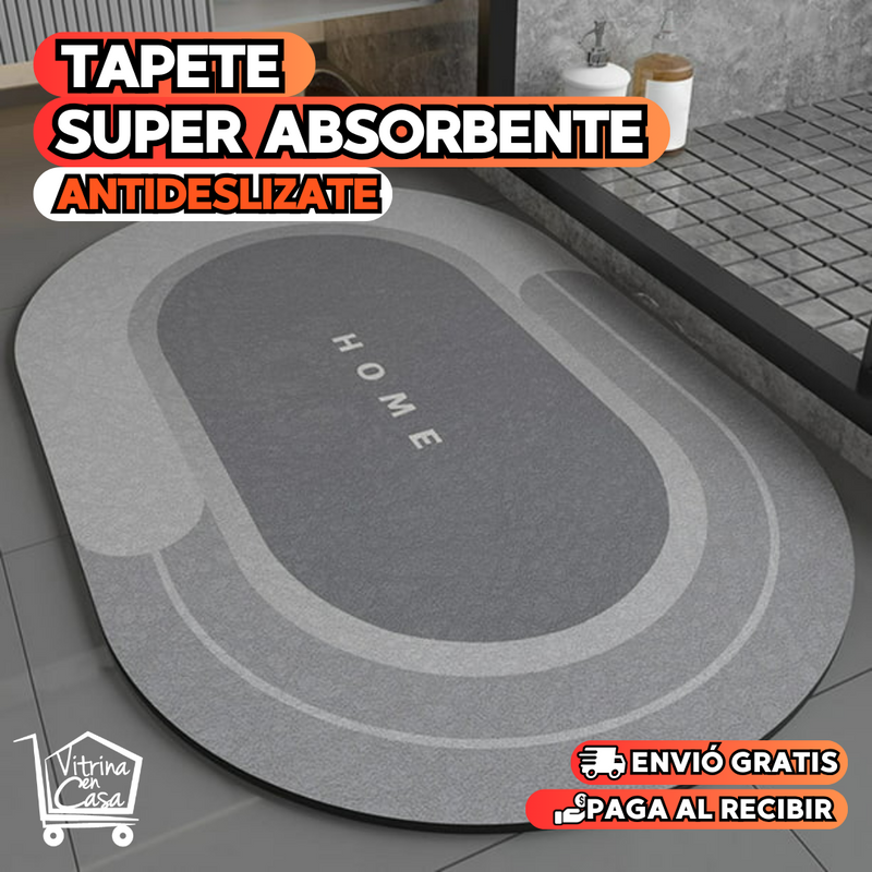 PROMO 2X1 ALFOMBRA DE BAÑO ANTIDESLIZANTE SÚPER ABSORBENTE.