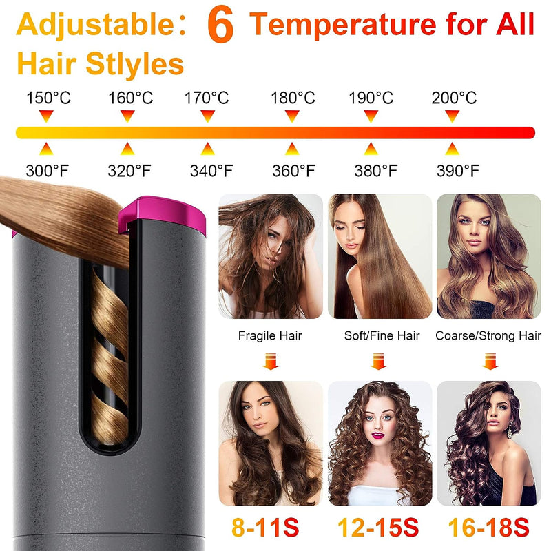 Rizadora Automática Recargable Haircurler®